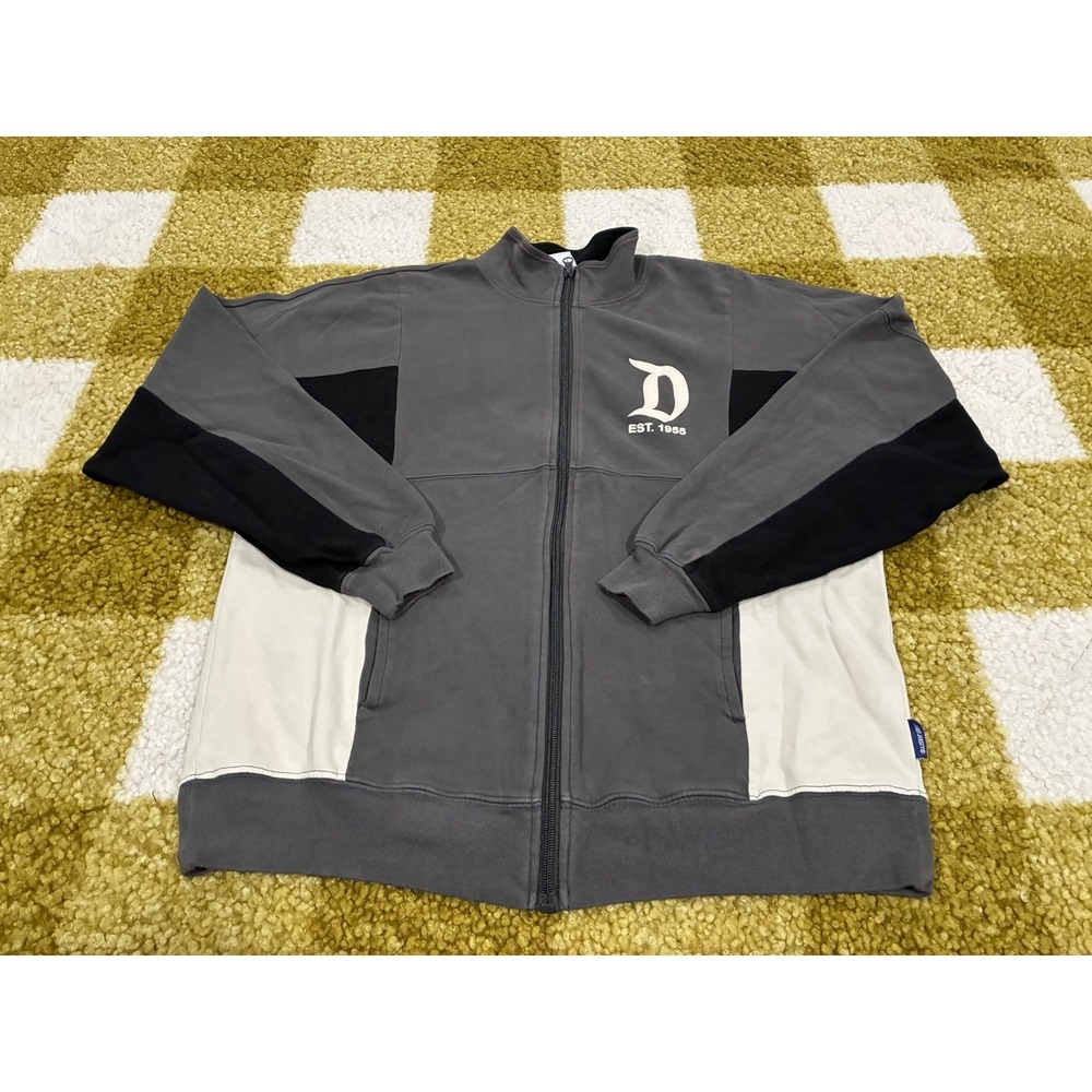 Disney Spirit Jersey Disneyland Resort Zip Track‎ Jacket Grey Black Small